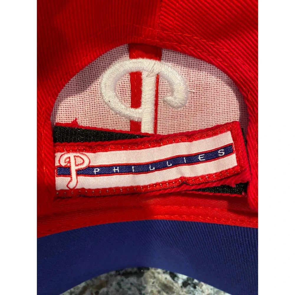 Philadelphia Phillies MLB Baseball Hat Red Blue White Adjustable Cotton Cap‎